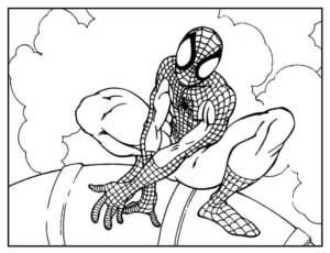 Desenho de Homem Aranha Imprimir 111