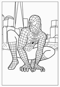 Desenho de Homem Aranha Imprimir 112