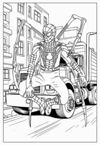 Desenho de Homem Aranha Imprimir 113