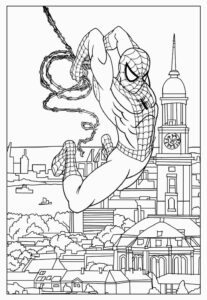 Desenho de Homem Aranha Imprimir 114