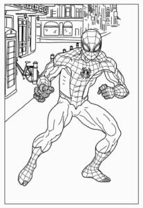 Desenho de Homem Aranha Imprimir 115