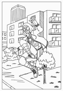 Desenho de Homem Aranha Imprimir 116