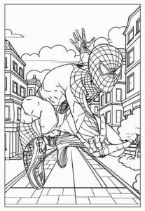 Desenho de Homem Aranha Imprimir 117