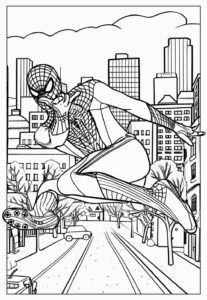 Desenho de Homem Aranha Imprimir 119