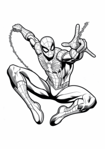 Desenho de Homem Aranha Imprimir 12