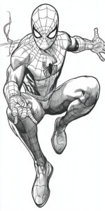 Desenho de Homem Aranha Imprimir 120