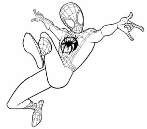 Desenho de Homem Aranha Imprimir 125