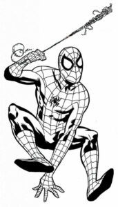 Desenho de Homem Aranha Imprimir 126
