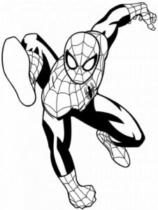 Desenho de Homem Aranha Imprimir 127