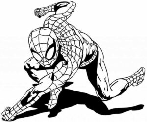 Desenho de Homem Aranha Imprimir 128