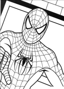 Desenho de Homem Aranha Imprimir 13