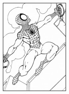 Desenho de Homem Aranha Imprimir 131