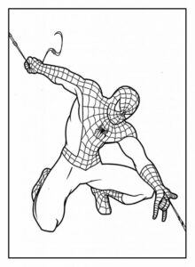 Desenho de Homem Aranha Imprimir 132