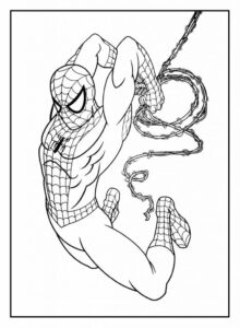 Desenho de Homem Aranha Imprimir 133