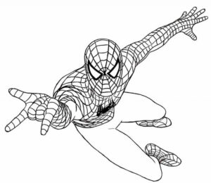 Desenho de Homem Aranha Imprimir 134