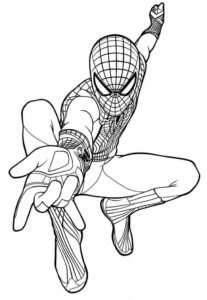 Desenho de Homem Aranha Imprimir 135