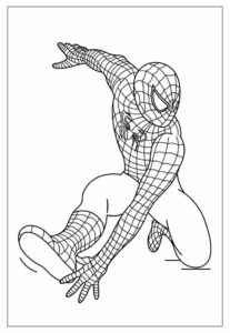 Desenho de Homem Aranha Imprimir 138