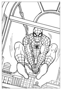 Desenho de Homem Aranha Imprimir 141