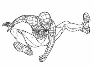 Desenho de Homem Aranha Imprimir 144