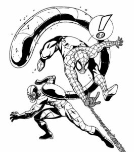 Desenho de Homem Aranha Imprimir 145