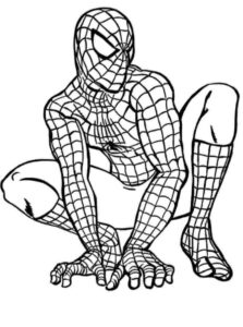 Desenho de Homem Aranha Imprimir 15