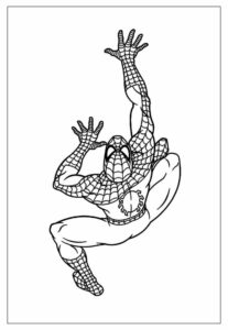 Desenho de Homem Aranha Imprimir 151