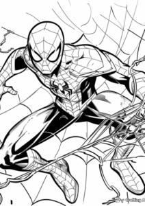 Desenho de Homem Aranha Imprimir 157