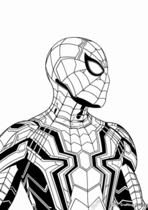 Desenho de Homem Aranha Imprimir 158
