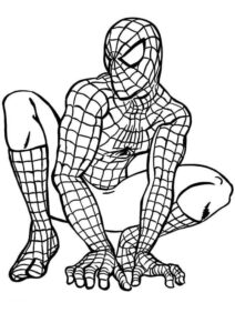Desenho de Homem Aranha Imprimir 16