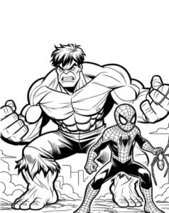 Desenho de Homem Aranha Imprimir 163