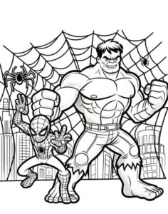 Desenho de Homem Aranha Imprimir 164