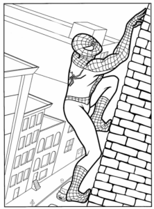 Desenho de Homem Aranha Imprimir 169