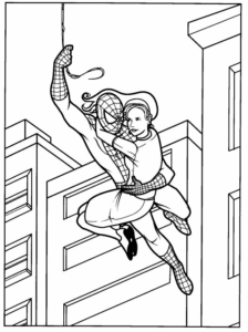 Desenho de Homem Aranha Imprimir 170