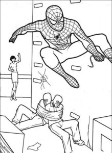 Desenho de Homem Aranha Imprimir 171