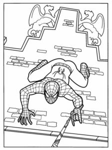 Desenho de Homem Aranha Imprimir 172