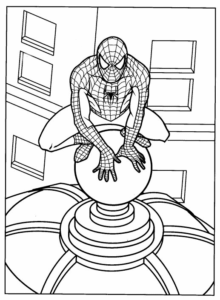 Desenho de Homem Aranha Imprimir 173