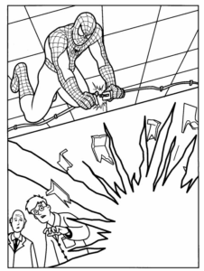 Desenho de Homem Aranha Imprimir 177