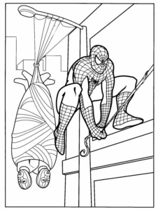 Desenho de Homem Aranha Imprimir 178
