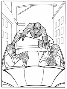 Desenho de Homem Aranha Imprimir 181
