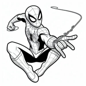 Desenho de Homem Aranha Imprimir 182