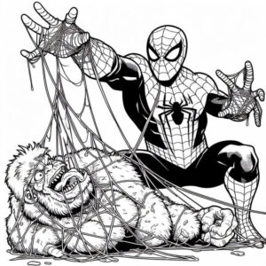 Desenho de Homem Aranha Imprimir 185