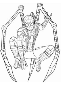 Desenho de Homem Aranha Imprimir 190