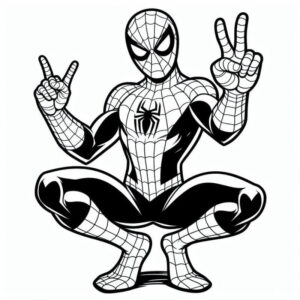 Desenho de Homem Aranha Imprimir 193