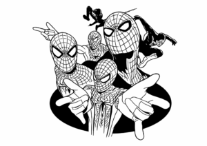 Desenho de Homem Aranha Imprimir 194 1024x724 1