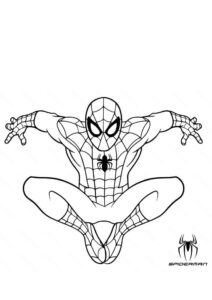 Desenho de Homem Aranha Imprimir 195