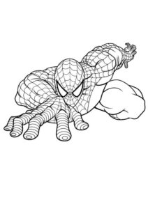 Desenho de Homem Aranha Imprimir 196