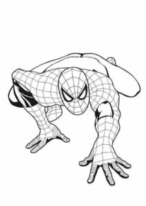 Desenho de Homem Aranha Imprimir 197
