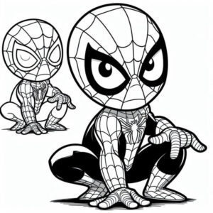 Desenho de Homem Aranha Imprimir 198