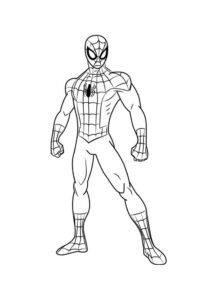 Desenho de Homem Aranha Imprimir 203