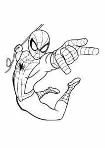 Desenho de Homem Aranha Imprimir 204